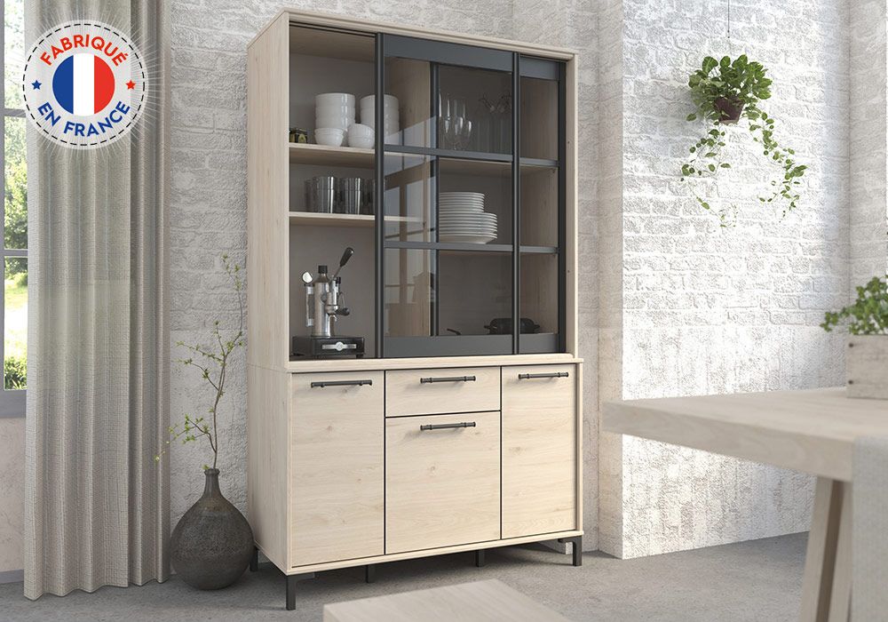 Meuble Vitrine 5 Portes 1 Tiroir Meubles Grossiste de Meubles & Électroménager à l'International 6 commander meuble vitrine st louis 974 réunion