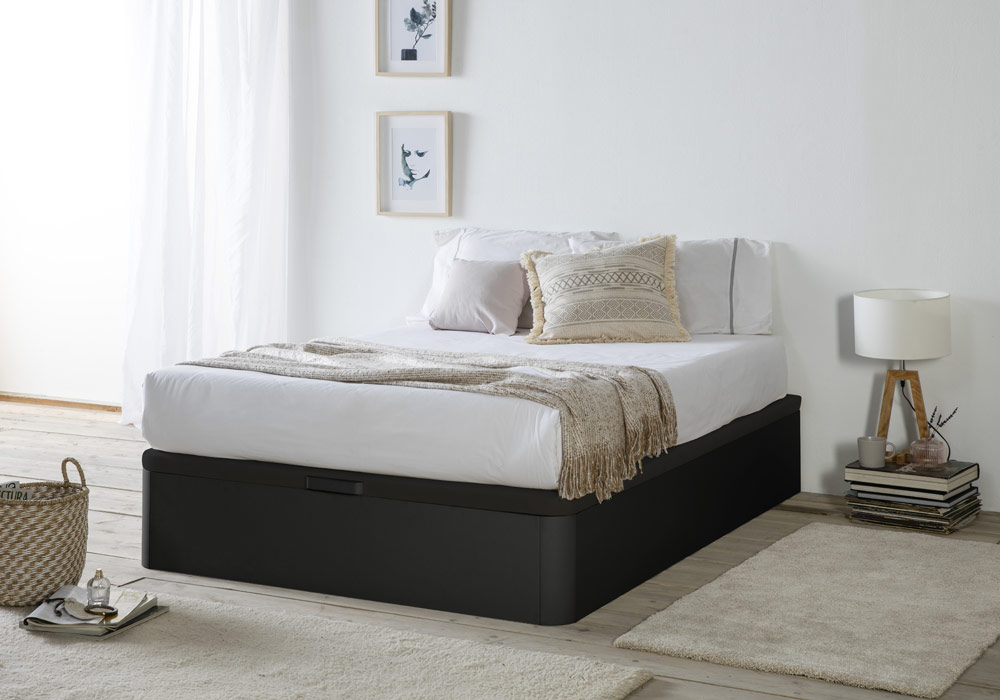 Lit Coffre Astorga Noir Chambres à Coucher Grossiste de Meubles & Électroménager à l'International 6 acheter lit coffre st pierre 974 réunion