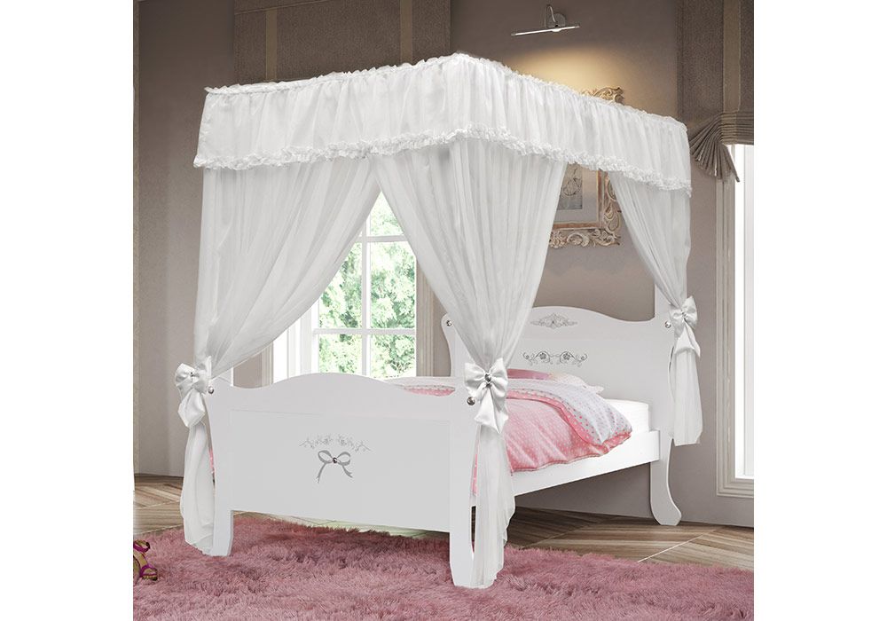 Lit 90x190cm avec Baldaquin Princesa Chambres Enfant Grossiste de Meubles & Électroménager à l'International 6 acheter lit quartier français réunion 974