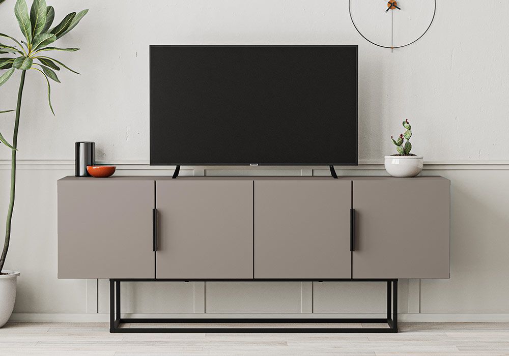 Meuble TV 4 Portes (Collection Titan) Meubles Grossiste de Meubles & Électroménager à l'International 6 commander meuble tv st denis réunion 974