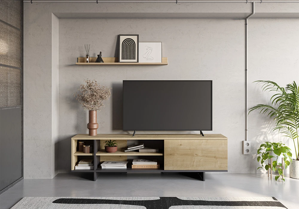 Meuble TV 1 Porte 160cm Cequoia Meubles Grossiste de Meubles & Électroménager à l'International 6 Meuble TV 1 Porte 160cm Cequoia Meubles Grossiste de Meubles & Électroménager à l'International 6
