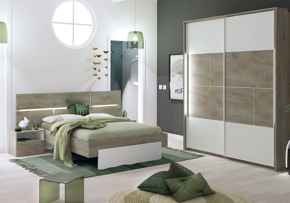 Lit LED 140x190cm (Collection Prado) Chambres à Coucher Grossiste de Meubles & Électroménager à l'International 6 Lit LED 140x190cm (Collection Prado) Chambres à Coucher Grossiste de Meubles & Électroménager à l'International 6