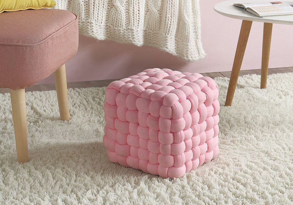 Pouf Deco Cube Braid Fauteuils, Tabourets & Poufs Grossiste de Meubles & Électroménager à l'International 6 acheter pouf déco ste suzane réunion 974