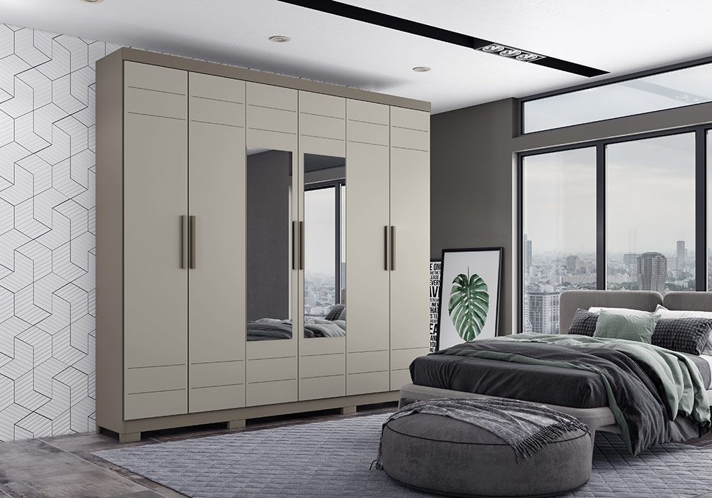 Armoire 6 Portes 3 Tiroirs avec Miroir Armoires, Commodes & Chevets Grossiste de Meubles & Électroménager à l'International 6 acheter armoire st denis réunion 974