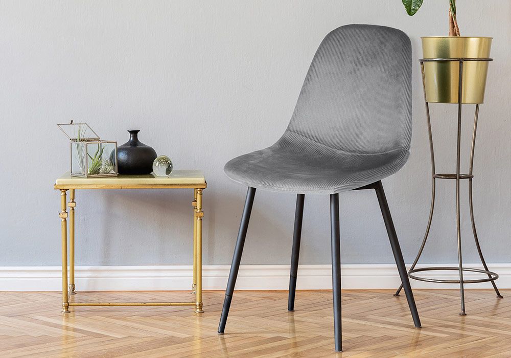 Lot de 2 Chaises Grise Chaises Grossiste de Meubles & Électroménager à l'International 6 Lot de 2 Chaises Grise Chaises Grossiste de Meubles & Électroménager à l'International 6