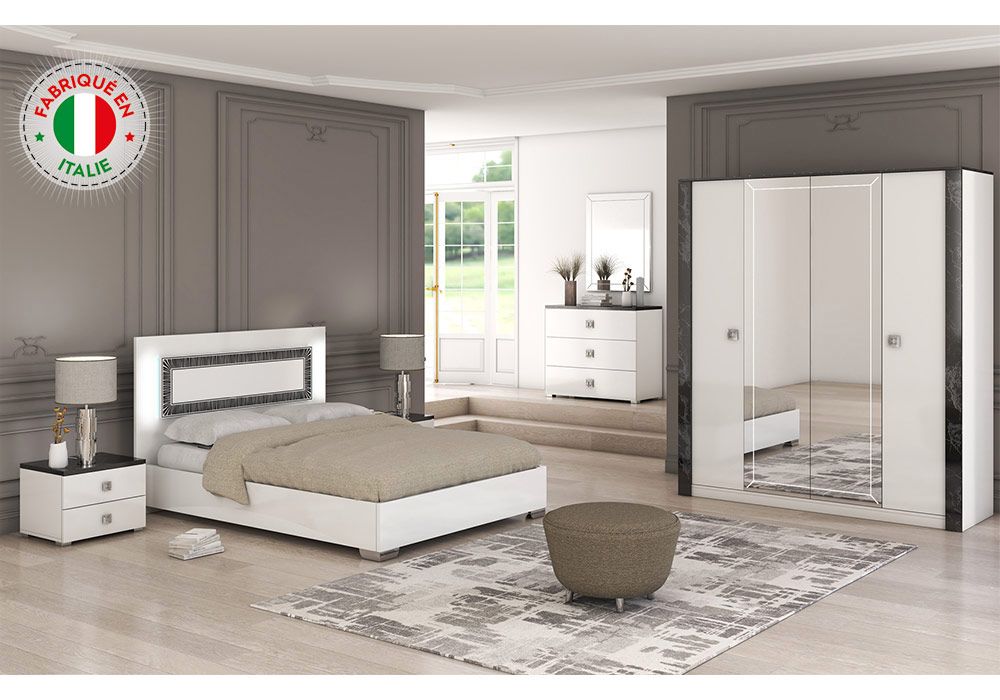 Lit LED 140x190cm (Collection Lorena) Chambres à Coucher Grossiste de Meubles & Électroménager à l'International 6 Lit LED 140x190cm (Collection Lorena) Chambres à Coucher Grossiste de Meubles & Électroménager à l'International 6