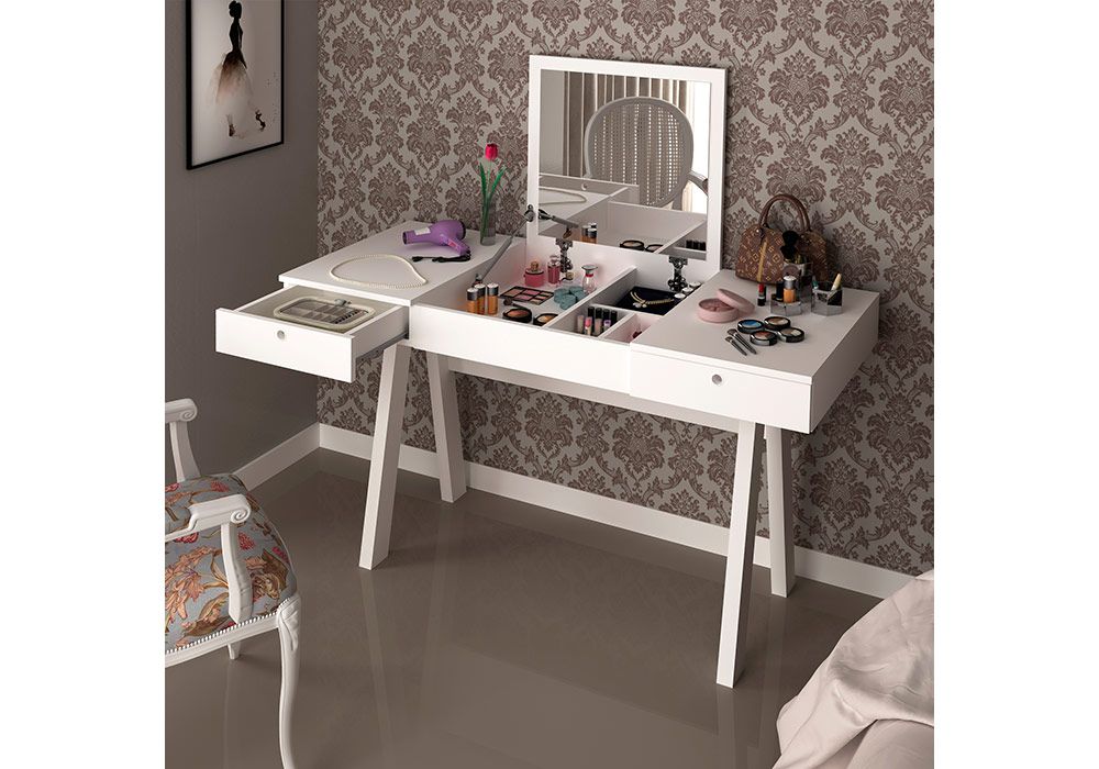 Coiffeuse 2 Tiroirs avec Miroir Armoires, Commodes & Chevets Grossiste de Meubles & Électroménager à l'International 6 acheter coiffeuse st denis réunion 974