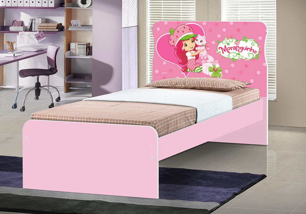 Lit 90x190cm sans Tiroir (Chambre Lara Rose) Chambres Enfant Grossiste de Meubles & Électroménager à l'International 6 Lit 90x190cm sans Tiroir (Chambre Lara Rose) Chambres Enfant Grossiste de Meubles & Électroménager à l'International 6