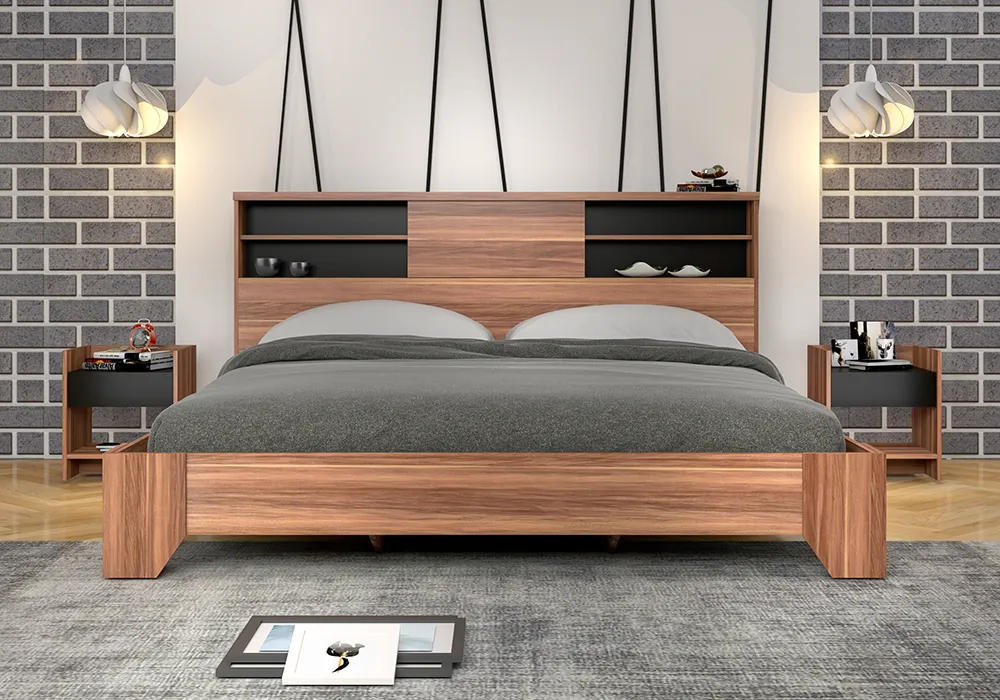 Lit 140x190cm (Collection Queen) Chambres à Coucher Grossiste de Meubles & Électroménager à l'International 6 Lit 140x190cm (Collection Queen) Chambres à Coucher Grossiste de Meubles & Électroménager à l'International 6