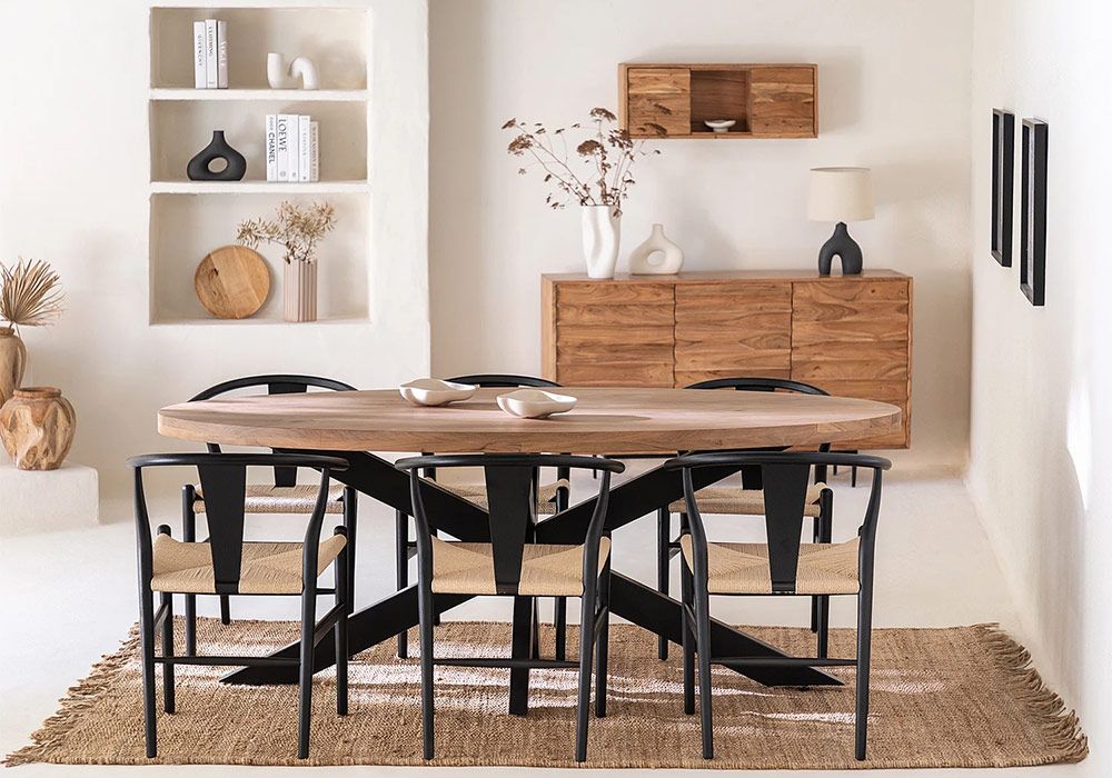 Table à Manger Ovale Bois de Manguier Grossiste de Meubles & Électroménager à l'International 6 Table à Manger Ovale Bois de Manguier Grossiste de Meubles & Électroménager à l'International 6