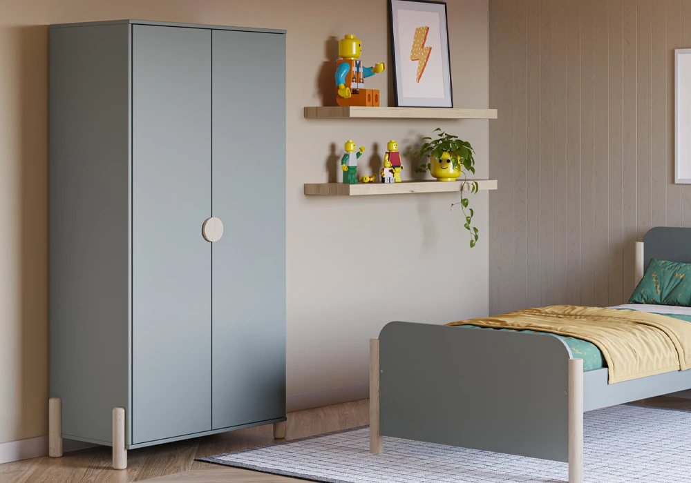 Armoire 2 Portes (Collection Enola Vert Kaki) Chambres Enfant Grossiste de Meubles & Électroménager à l'International 6 acheter armoire saint denis 974 reunion