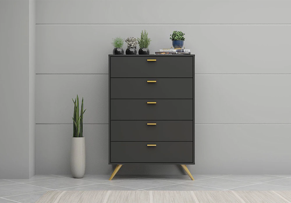 Commode Haute 5 Tiroirs (Collection Scandi) Armoires, Commodes & Chevets Grossiste de Meubles & Électroménager à l'International 6 acheter commode 5 tiroirs saint pierre 974 reunion