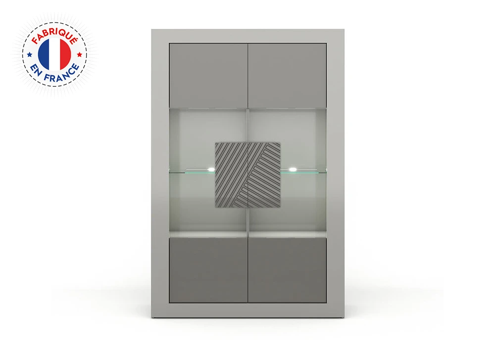 Vitrine 2 Portes avec LED (Collection Jane) Meubles Grossiste de Meubles & Électroménager à l'International 6 Vitrine 2 Portes avec LED (Collection Jane) Meubles Grossiste de Meubles & Électroménager à l'International 6