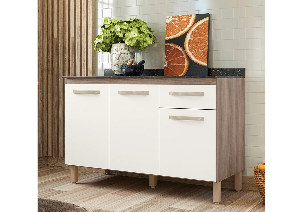 Buffet Bas 3 Portes 1 Tiroir Evora Noyer / Blanc Carvalho Ensembles Cuisine Grossiste de Meubles & Électroménager à l'International 6 Buffet Bas 3 Portes 1 Tiroir Evora Noyer / Blanc Carvalho Ensembles Cuisine Grossiste de Meubles & Électroménager à l'International 6