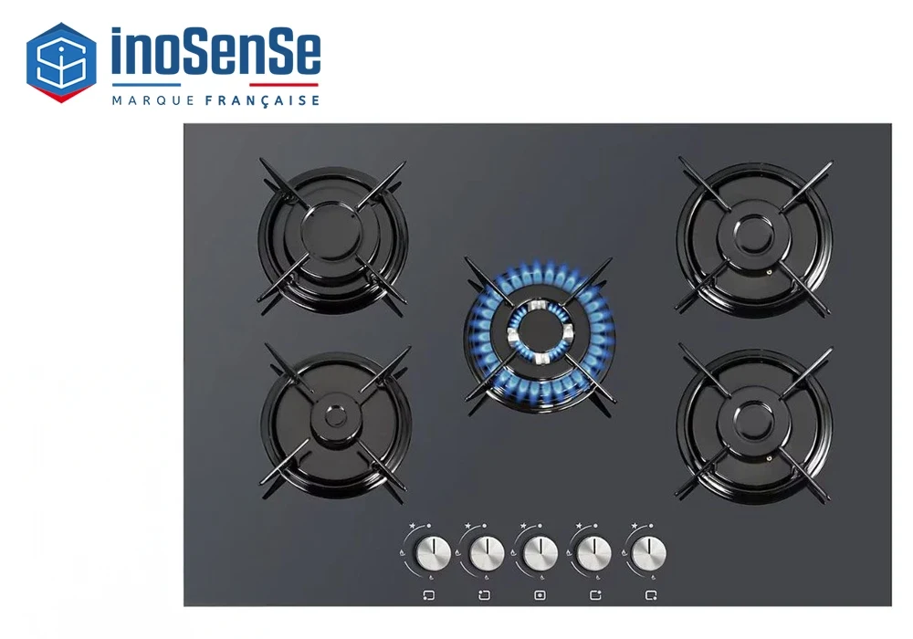 Plaque de Cuisson 5 Feux Gaz 75cm Inosense Cuisson Grossiste de Meubles & Électroménager à l'International 6 Plaque de Cuisson 5 Feux Gaz 75cm Inosense Cuisson Grossiste de Meubles & Électroménager à l'International 6