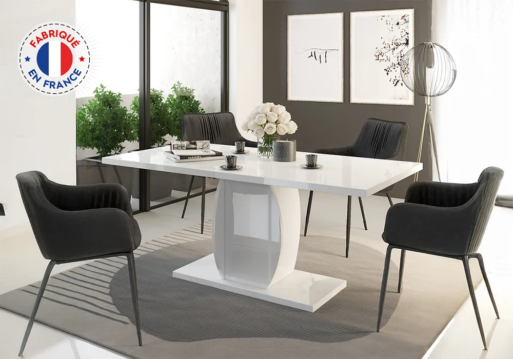 Table à Manger Rectangulaire avec 1 Allonge (Collection PULP) Salles à Manger Grossiste de Meubles & Électroménager à l'International 6 Table à Manger Rectangulaire avec 1 Allonge (Collection PULP) Salles à Manger Grossiste de Meubles & Électroménager à l'International 6