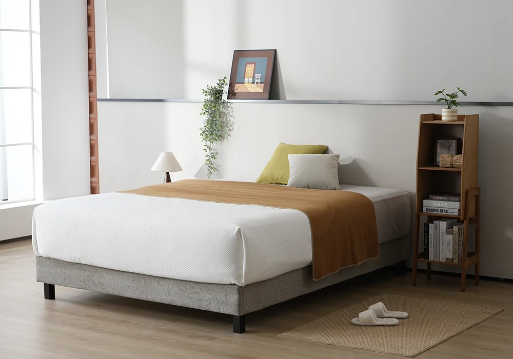 Lit Encadrement Beige 140x190cm Livy Chambres à Coucher Grossiste de Meubles & Électroménager à l'International 6 Lit Encadrement Beige 140x190cm Livy Chambres à Coucher Grossiste de Meubles & Électroménager à l'International 6