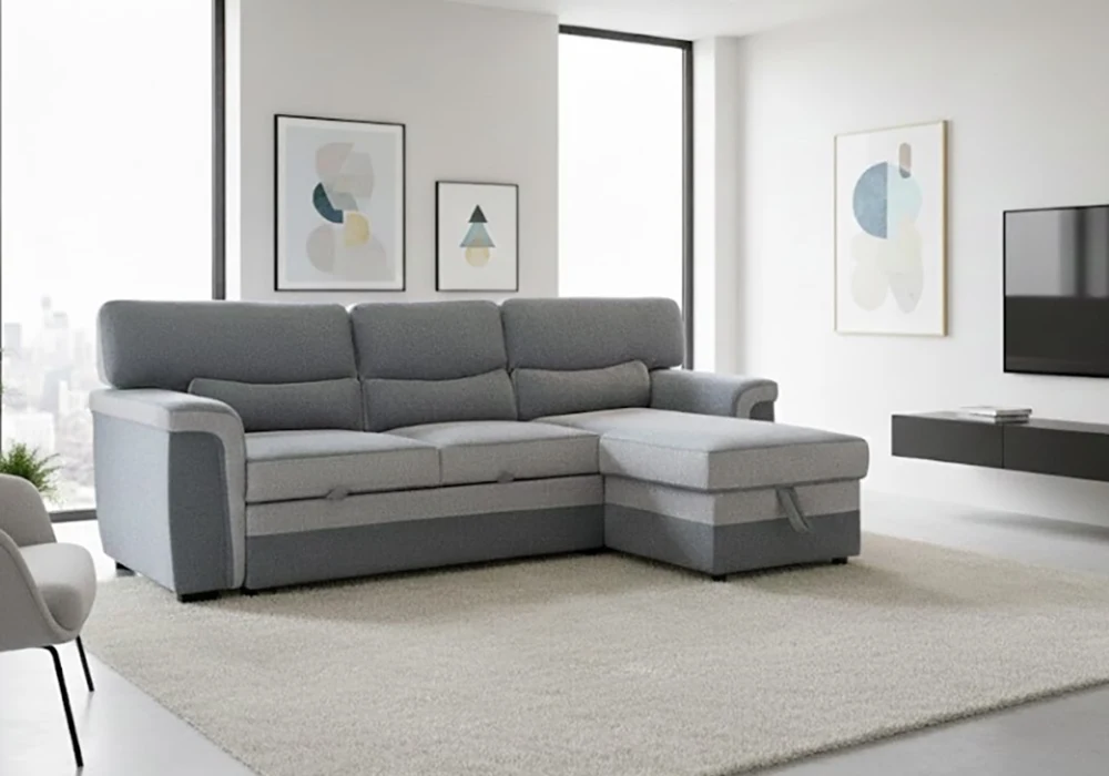 Salon D’angle Convertible Réversible ELSA Gris Clair Smoke Angles Grossiste de Meubles & Électroménager à l'International 6 Salon D’angle Convertible Réversible ELSA Gris Clair Smoke Angles Grossiste de Meubles & Électroménager à l'International 6