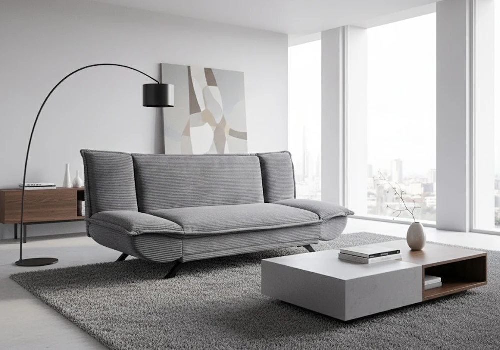 Banquette Clic-Clac MANEL Gris Convertibles Grossiste de Meubles & Électroménager à l'International 6 Banquette Clic-Clac MANEL Gris Convertibles Grossiste de Meubles & Électroménager à l'International 6