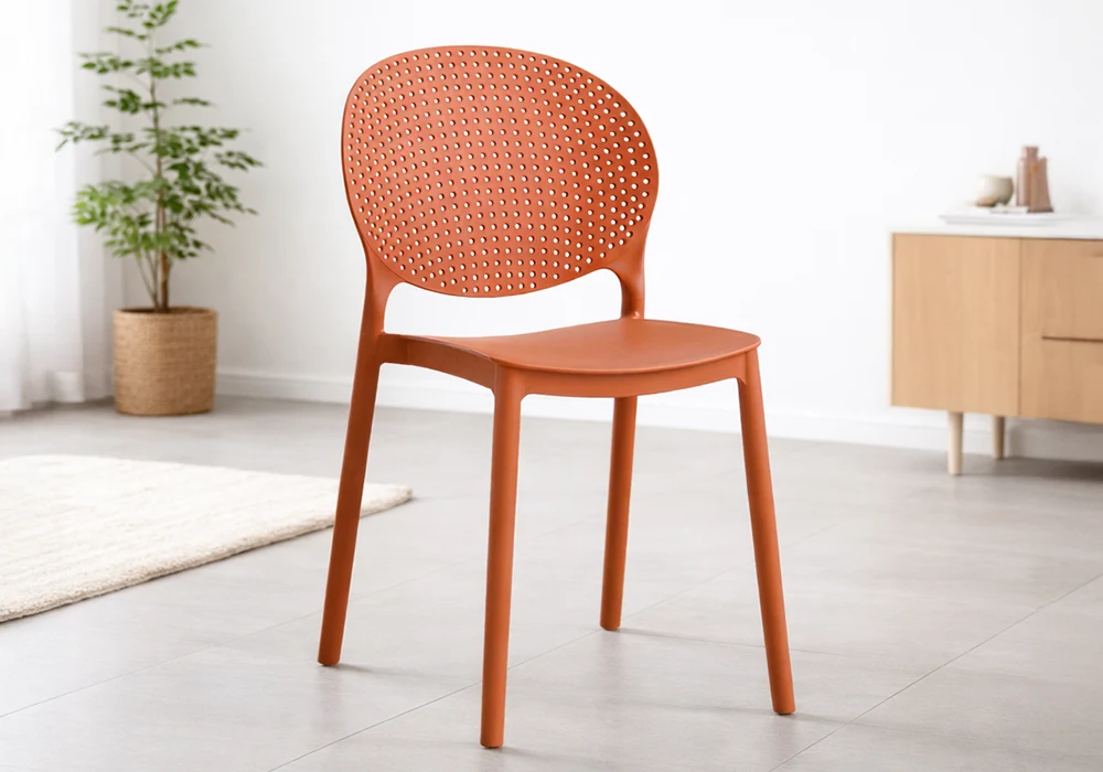 Chaise MINIA Orange Chaises Grossiste de Meubles & Électroménager à l'International 6 Chaise MINIA Orange Chaises Grossiste de Meubles & Électroménager à l'International 6