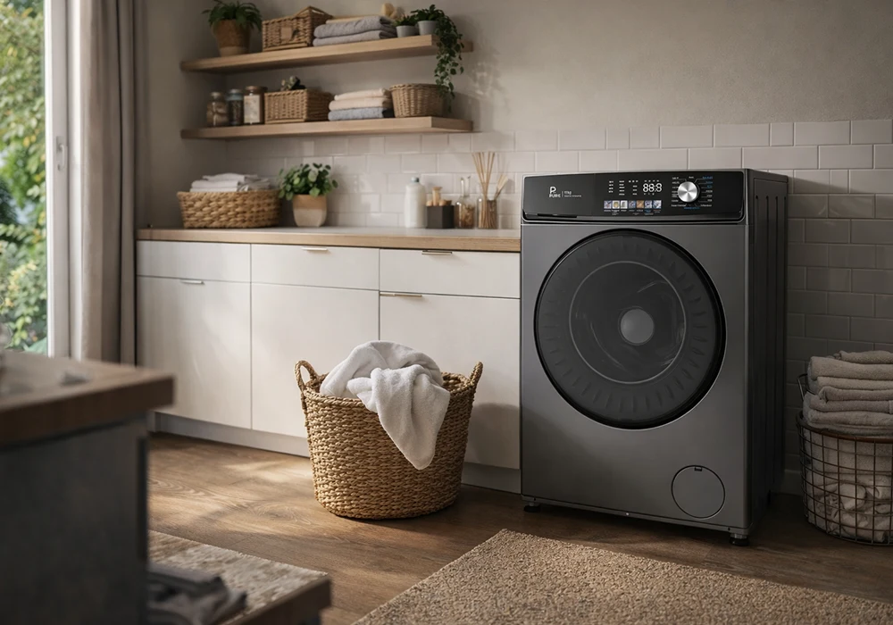 Lave Linge Inverter Silver 11KG PURE Électroménager Grossiste de Meubles & Électroménager à l'International 6 Lave Linge Inverter Silver 11KG PURE Électroménager Grossiste de Meubles & Électroménager à l'International 6