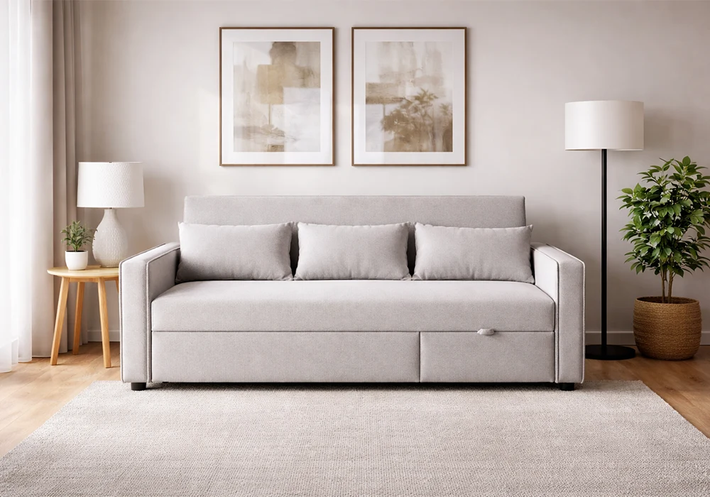 Canapé Convertible HOLIO Beige Angles Grossiste de Meubles & Électroménager à l'International 6 Canapé Convertible HOLIO Beige Angles Grossiste de Meubles & Électroménager à l'International 6