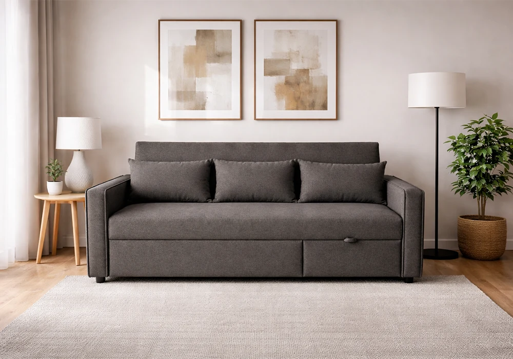 Canapé Convertible HOLIO Gris Angles Grossiste de Meubles & Électroménager à l'International 6 Canapé Convertible HOLIO Gris Angles Grossiste de Meubles & Électroménager à l'International 6