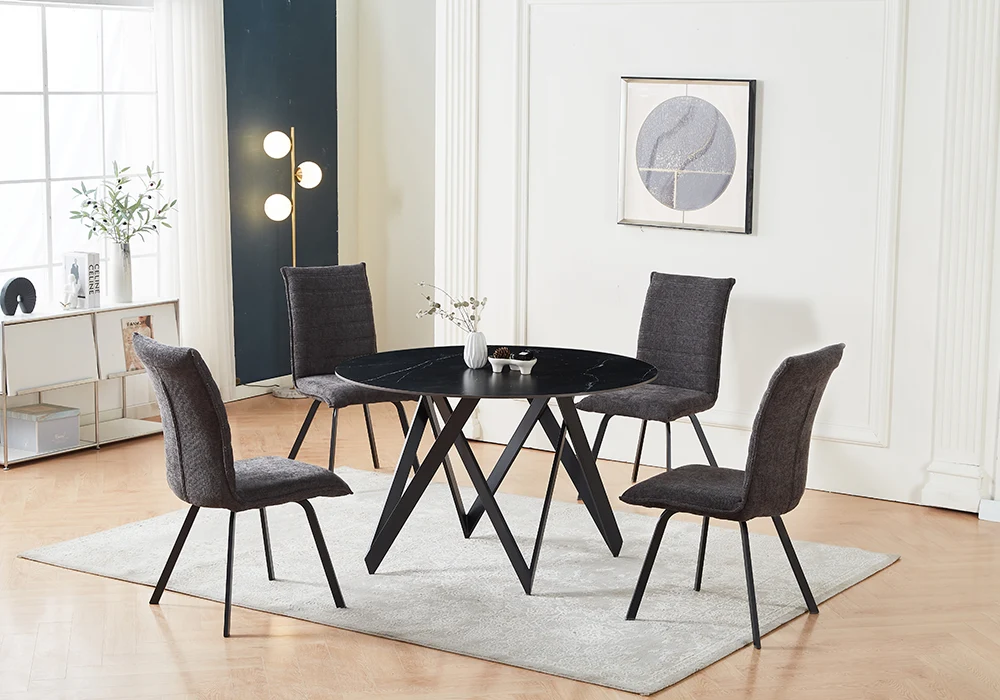 Lot de 6 Chaises ARIA Gris Foncé Chaises Grossiste de Meubles & Électroménager à l'International 6 Lot de 6 Chaises ARIA Gris Foncé Chaises Grossiste de Meubles & Électroménager à l'International 6